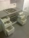 Кухня Білий глянець з вбудованим холодильником і котлом 1350 фото 16