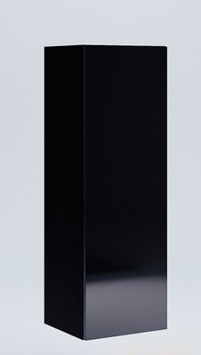 Полиця навісна BOX-22 чорний глянець з фасадом 1680 фото