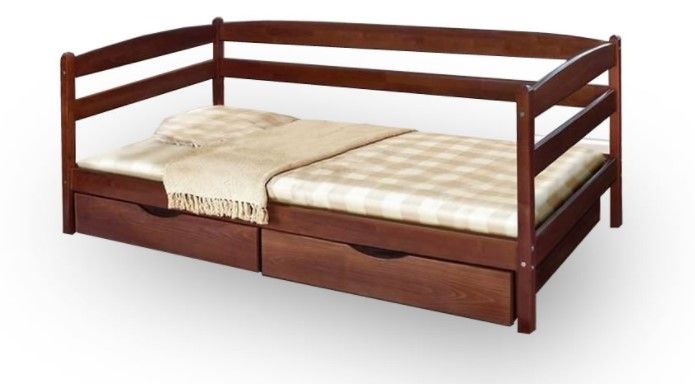 Ліжко односпальне Єва з ящиками 1639444803255 фото