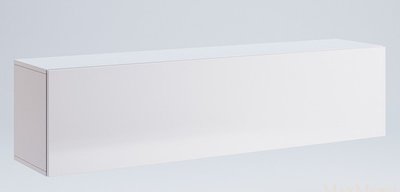Полиця навісна BOX-33 білий глянець з фасадом 1666 фото