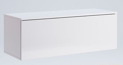 Полиця навісна BOX-42 TV білий глянець з фасадом 1670 фото
