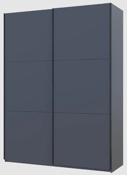 Шафа купе Doros G-Caiser Графіт Графіт 2 ДСП 160х60х240 (42005085) 42005085 фото