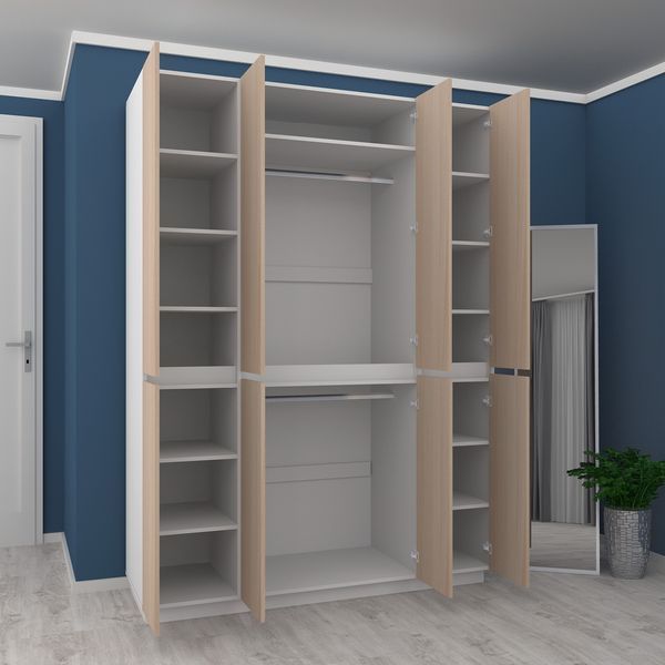 Шафа розпашна FLASHNIKA HOLD №44 (1600мм x 550мм x 2200мм) 17399 фото