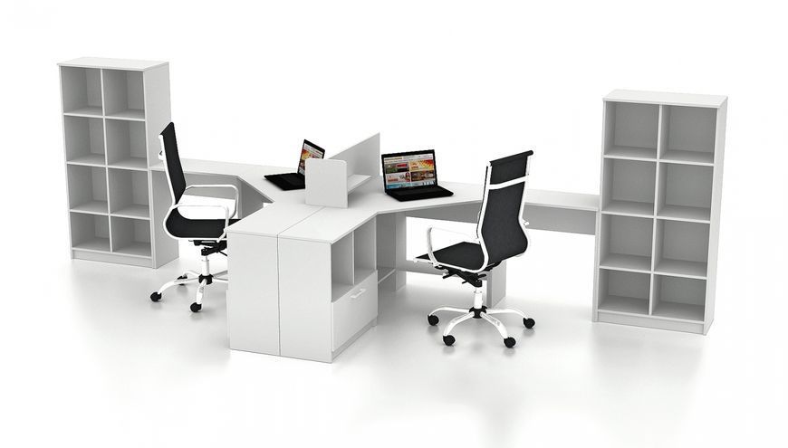 Комплект офісних меблів FLASHNIKA Simpl 5 (4600мм x 1600мм x 1446мм) 14513 фото