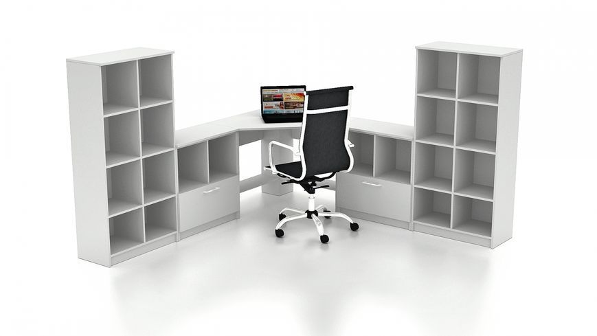 Комплект офісних меблів FLASHNIKA Simpl 25 (2300мм x 2300мм x 1446мм) 14539 фото