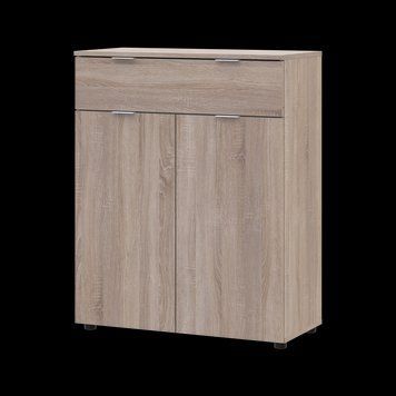 Комод Doros Рон 2 2 фасади 1 шухляда Дуб сонома 80х38х100 (41516295) 41516295 фото