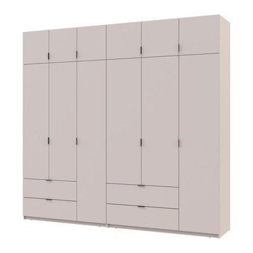 Розпашна Шафа для одягу Doros Лукас Кашемір 3+3 ДСП 255х50х240 (42005112) 42005112 фото