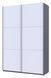 Шафа купе Doros G-Caiser Антрацит/Білий 2 ДСП / 3 частини 160х60х240 (42005410)