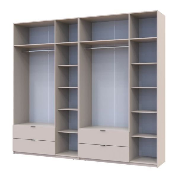 Розпашна Шафа для одягу Doros Лукас Кашемір 3+3 ДСП 270х50х240 (42005116) 42005116 фото