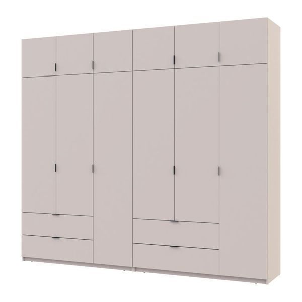 Розпашна Шафа для одягу Doros Лукас Кашемір 3+3 ДСП 270х50х240 (42005116) 42005116 фото