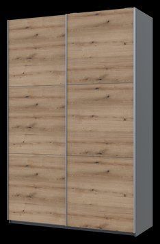 Шафа купе Doros G-Caiser Антрацит/Дуб Евок 2 ДСП / 3 частини 160х60х240 (4200... 42005414 фото