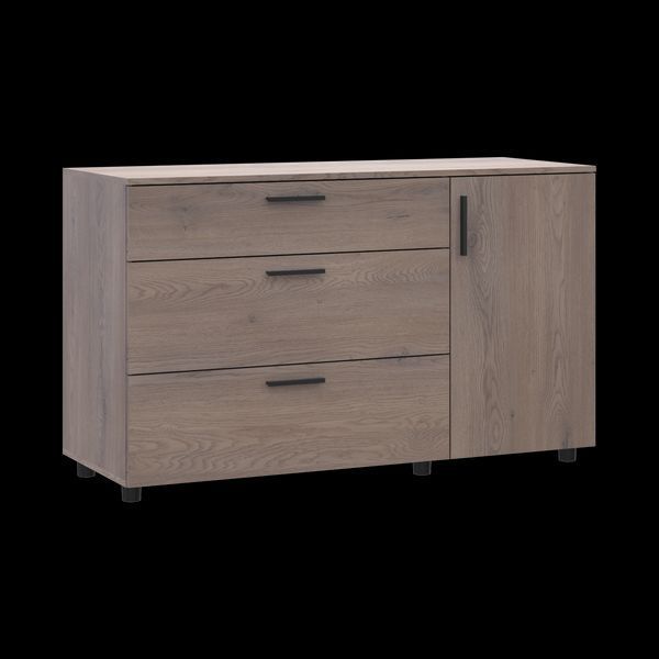 Комод Doros Торн Кремона Канноло 3Ш/1Д 135х51.6х80 (41510177) 41510177 фото