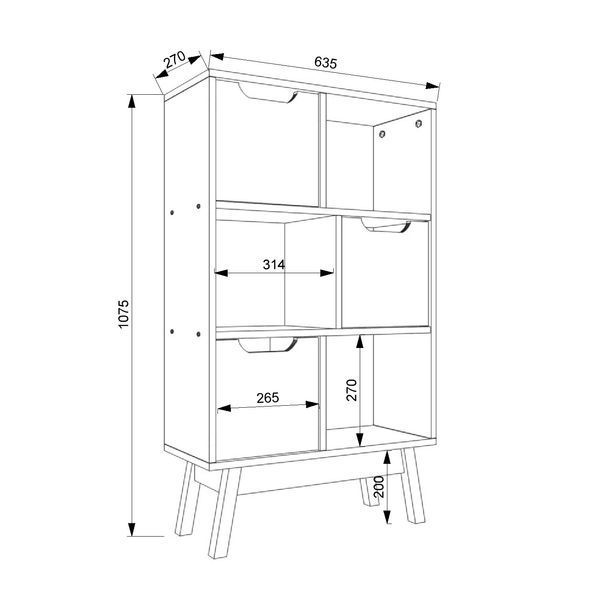 Стелаж FLASHNIKA W17 (635мм x 270мм x 1075мм) 19263 фото