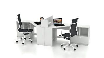 Комплект офісних меблів FLASHNIKA Simpl 19.1 (3200мм x 900мм x 1050мм) 15182 фото