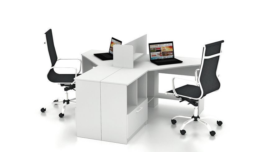 Комплект офісних меблів FLASHNIKA Simpl 11 (1800мм x 1600мм x 1050мм) 14520 фото