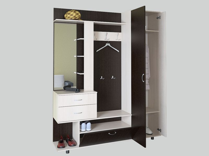 Передпокій FLASHNIKA Hi-tech - 19 (1700мм x 377мм x 2100мм) 13334 фото