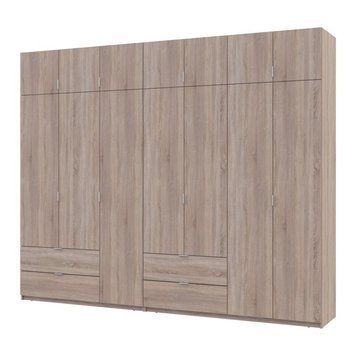 Розпашна Шафа для одягу Doros Лукас Дуб сонома 3+4 ДСП 295х50х240 (42005123) 42005123 фото