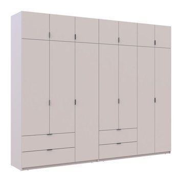 Розпашна Шафа для одягу Doros Лукас Кашемір 3+4 ДСП 295х50х240 (42005124) 42005124 фото