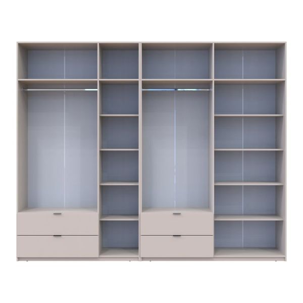 Розпашна Шафа для одягу Doros Лукас Кашемір 3+4 ДСП 295х50х240 (42005124) 42005124 фото