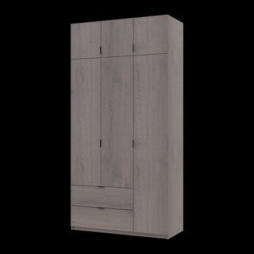 Розпашна Шафа для одягу Doros Лукас Канноло/Канноло 3 ДСП 120х50х240 (44900368) 44900368 фото