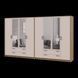 Шафа для одягу з дзеркалом Doros Ронді Дуб Артізан/Кашемір 4+4 ДСП 320х52х195 (42005663) 42005663 фото 3