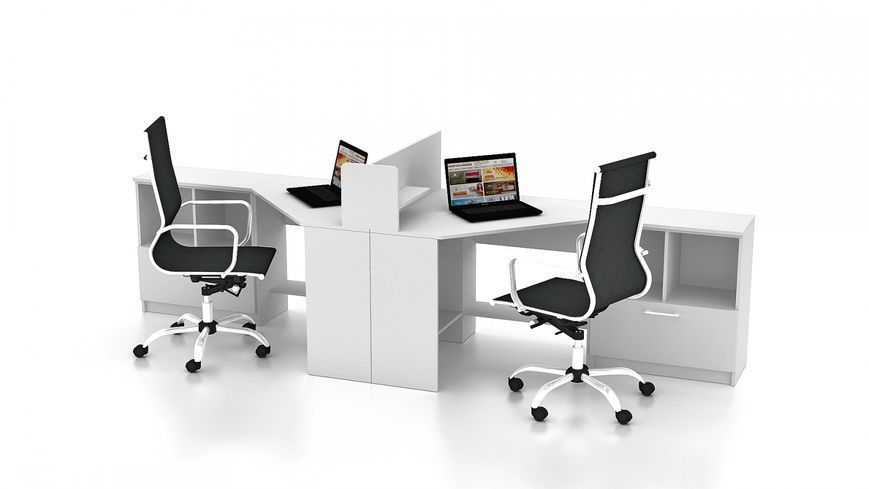 Комплект офісних меблів FLASHNIKA Simpl 19 (3200мм x 900мм x 1050мм) 14532 фото