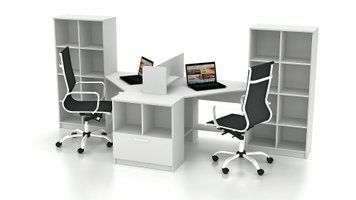 Комплект офісних меблів FLASHNIKA Simpl 10.1 (3200мм x 1250мм x 1446мм) 15177 фото