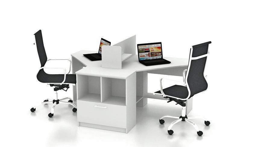 Комплект офісних меблів FLASHNIKA Simpl 9 (1800мм x 1250мм x 1050мм) 14518 фото