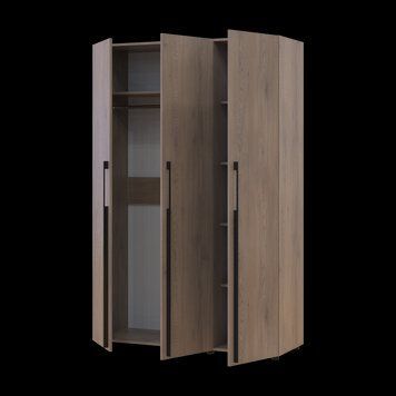 Шафа для одягу Doros Каспер Кремона Канноло 3 ДСП 135х50х204 (44900550) 44900550 фото