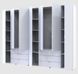 Розпашна Шафа для одягу Doros Гелар комплект Білий 3+4 ДСП 271,2х49,5х203,4 (42002120) 42002120 фото 2