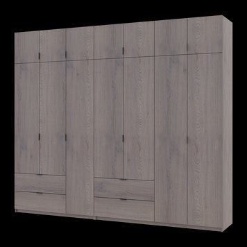 Шафа для одягу Doros Лукас Канноло/Канноло 3+4 ДСП 280х50х240 (42005244) 42005244 фото
