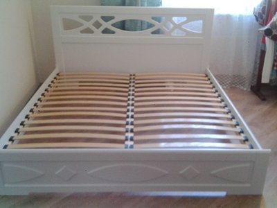 Ліжко "Ліана" МДФ біла ТМ "Німан" 1560 фото