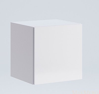 Полиця навісна BOX-20 білий глянець з фасадом 1656 фото