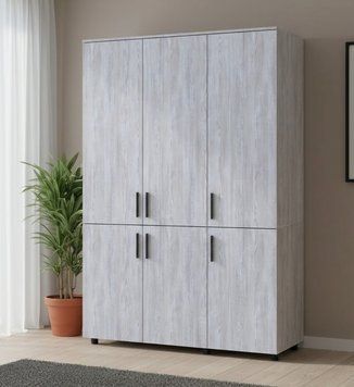 Шафа для одягу Doros Торн Сосна Натті 3 ДСП (штанга) 135х51.6х200 (44900479) 44900479 фото