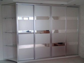 Шафа-купе піскоструй смуги. Профіль Квадро бращ 1328 фото