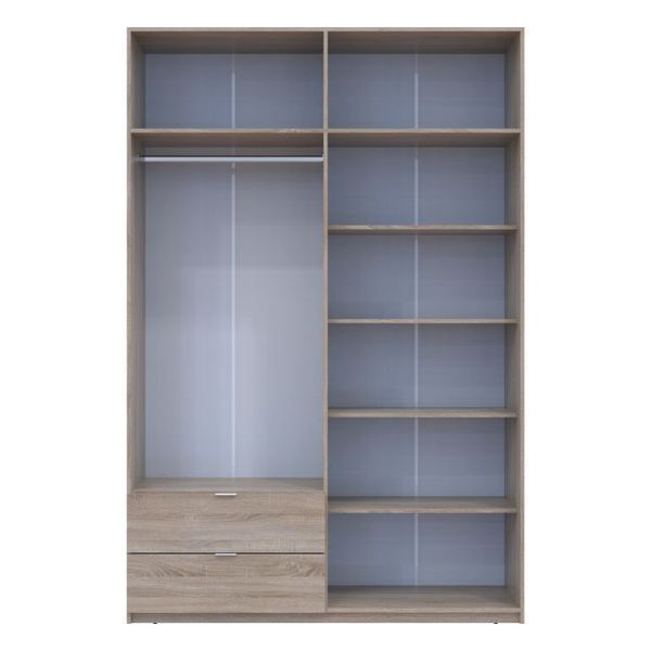Розпашна Шафа для одягу Doros Лукас Дуб Сонома 160х50х240 (80737730) 80737730 фото