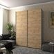 Шафа купе Doros G-Caiser Антрацит/Дуб Евок 2 ДСП / 3 частини 180х60х240 (42005865) 42005865 фото 4