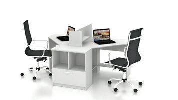 Комплект офісних меблів FLASHNIKA Simpl 9.1 (1800мм x 1250мм x 1050мм) 15176 фото