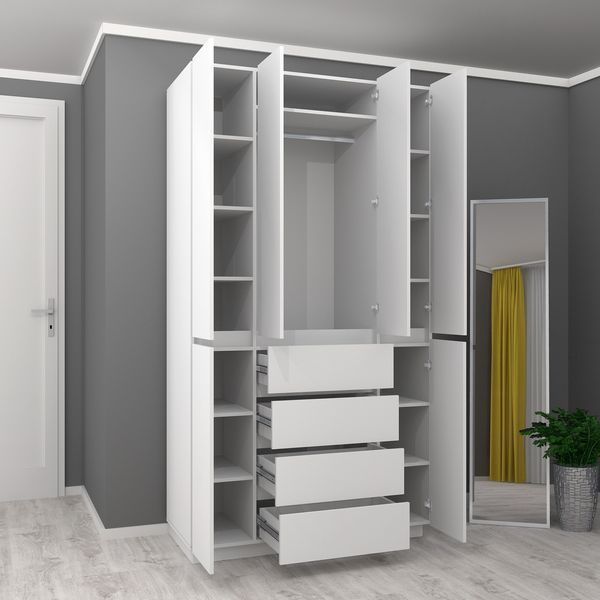 Шафа розпашна FLASHNIKA HOLD №46 (1200мм x 550мм x 2200мм) 17401 фото