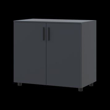 Комод Doros Торн Антрацит 2 ДСП 90х51.6х80 (41510149) 41510149 фото