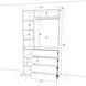 Шафа розпашна FLASHNIKA HOLD №41 (1200мм x 550мм x 2200мм) 17396 фото 3